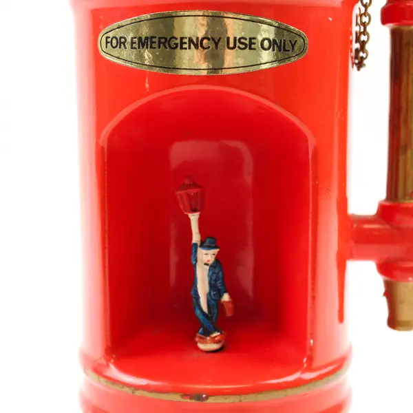 Unbranded Thirst Extinguisher Fire Extinguisher Music Box Decanter (Works)