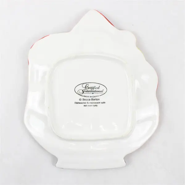 Certified International Becca Barton Santa Ceramic Christmas Appetizer Plate