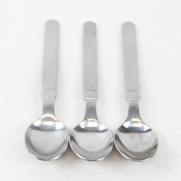 Lot of 3 Stanley Roberts Cottage Pattern SS Soup Spoons 6.75" Rare HTF Piece