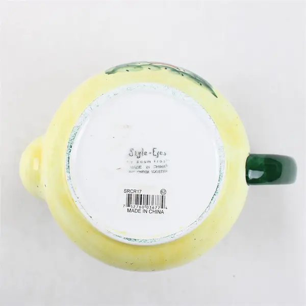 Baum Bros Red Check Rooster Teapot 7-Cup Style Eyes New