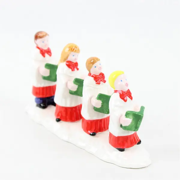 Dept 56 Snow Village Choir Kids NIB Retired RET 92 Holiday Figurine