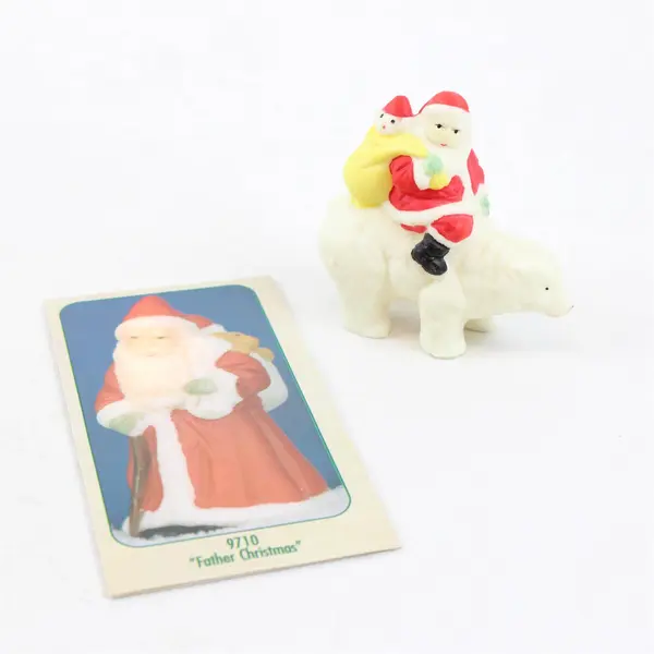 Old World Christmas Storybook Santas 9701 Polar Express Santa Figurine New