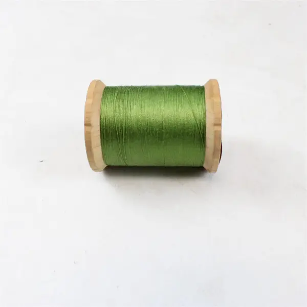 Lot of 5 Green Sewing Thread Spools for Quilting Mending Crafts