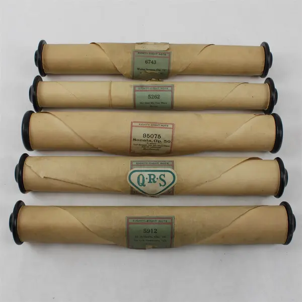 Lot Of 5 Various VTG Eighty-Eight Note Rolls 5262 5612 6743 95075 Untested