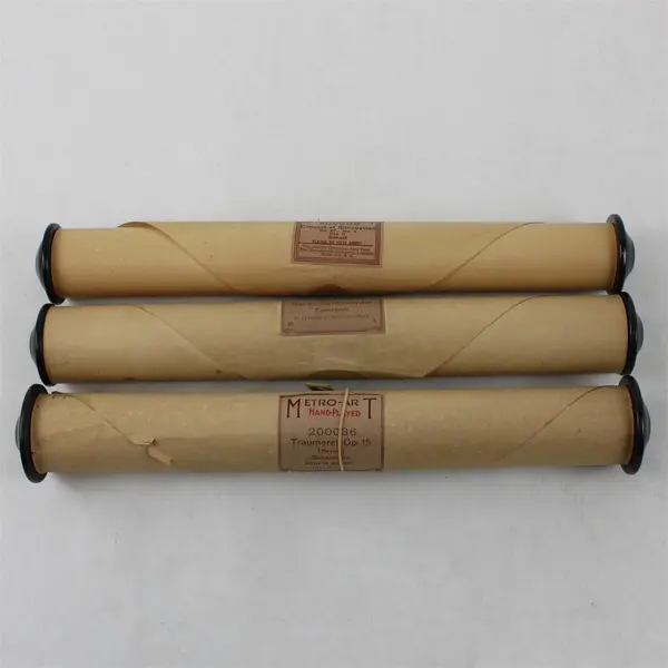 Lot Of 3 Vintage Aeolian Metro-Art Rolls 203508 200036 292298 Untested No Boxes