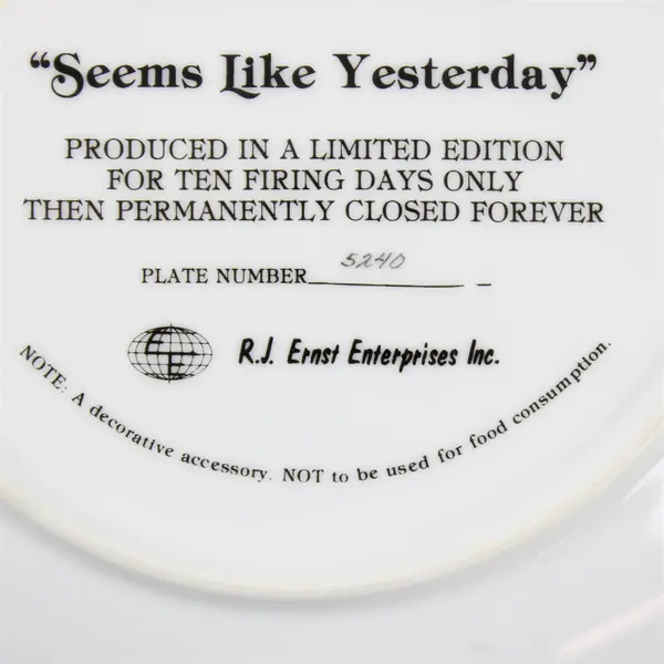 Little Prince Rusty Money 8.5" Collector Plate Decorative 