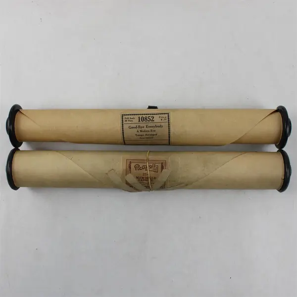 Lot Of 6 Vintage Player Piano Rolls Various Brands Untested No Boxes