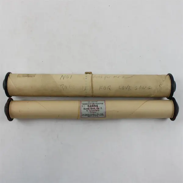 Lot Of 6 Vintage Player Piano Rolls Various Brands Untested No Boxes