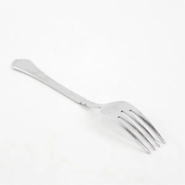 Lot of 4 Stanley Roberts (Rogers Co) Drama Pattern Stainless Salad Forks 6.75" 