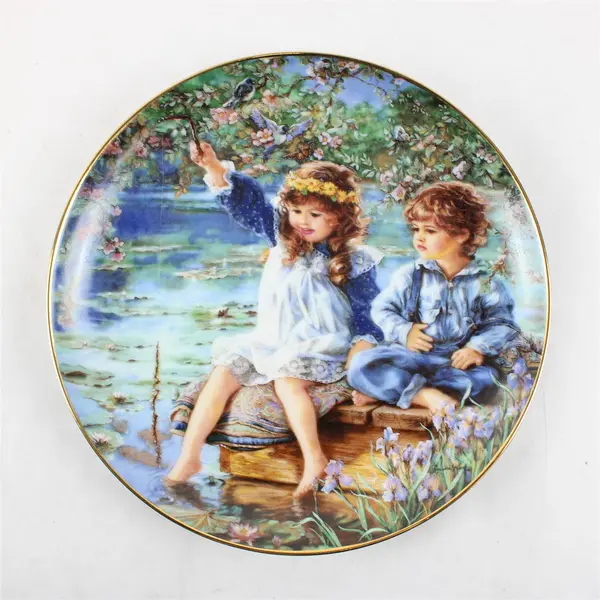 SANDRA KUCK "Patience" Collector Plate 8.5" Decorative