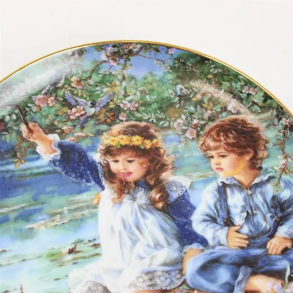 SANDRA KUCK "Patience" Collector Plate 8.5" Decorative