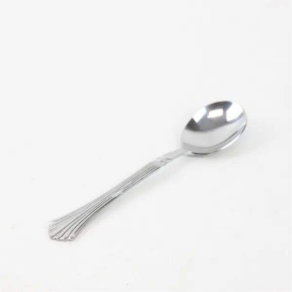 Stanley Roberts (Rogers Co) Drama Pattern Stainless Sugar Spoon 6" Rare HTF Item