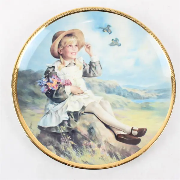 Where Wild Flowers Grow Alan Murray Collector Decorative Plate Pre-Owned