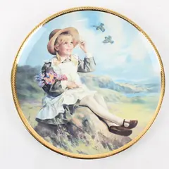 Where Wild Flowers Grow Alan Murray Collector Decorative Plate Pre-Owned