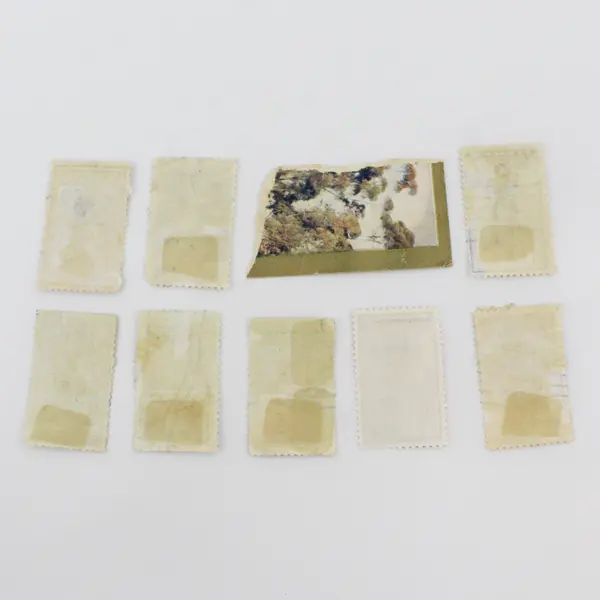 Lot Of 9 US Stamps Used 1930s National Parks States Boulder Dam