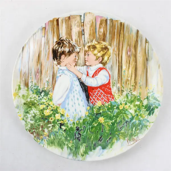 Mary Vickers Be My Friend Collector Plate 8"