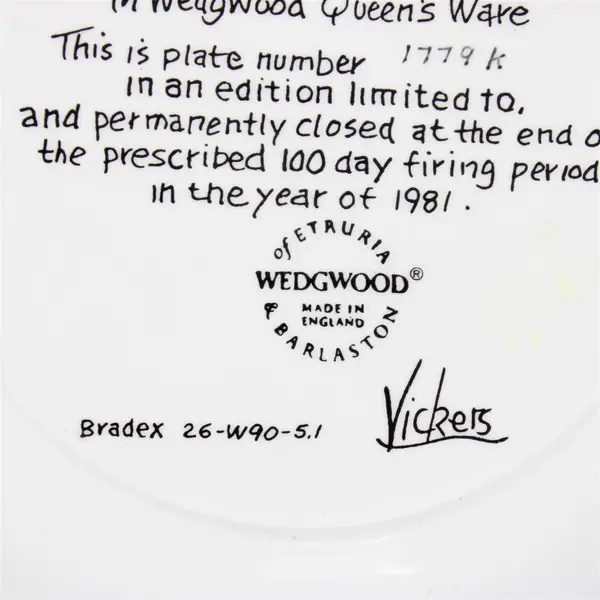 Mary Vickers Be My Friend Collector Plate 8"