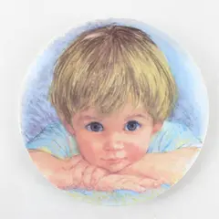 Frances Hook "I WISH I WISH" Collector Plate 7.5" Decorative Vintage