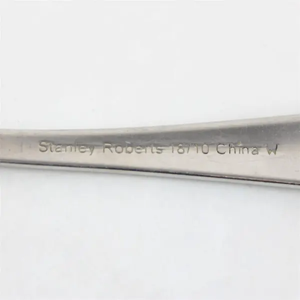 Lot of 2 Stanley Roberts Lauren Pattern 18/10 SS Teaspoons 6.25" Rare HTF Pieces