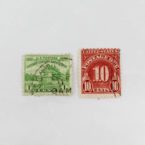 Lot Of 9 United States Mixed Stamps Used 1930s Historic People Events