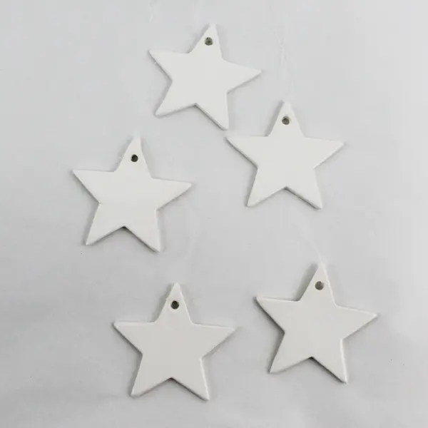 White Porcelain Angel Chimes Wind Chime Indoor/Outdoor Decorative - Used