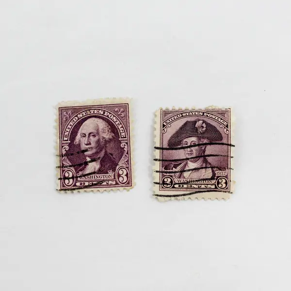 Lot Of 8 United States Mixed Stamps Used George Washington Harding Taft