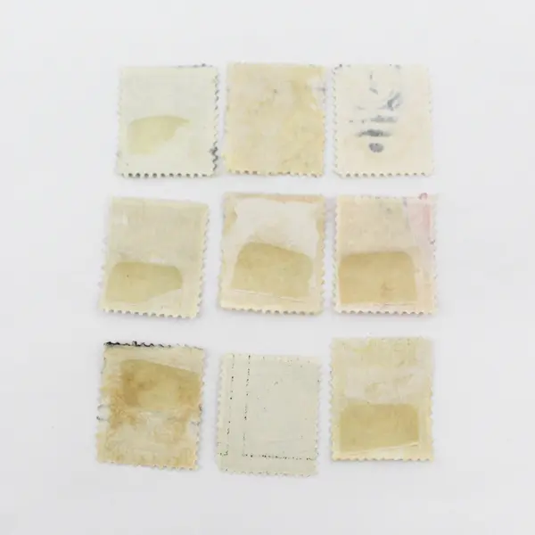 Lot Of 9 United States Mixed Stamps Used George Washington Adams Jefferson