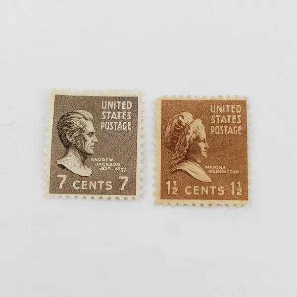 Lot Of 7 United States Mixed Stamps Mint Hinged Prexies