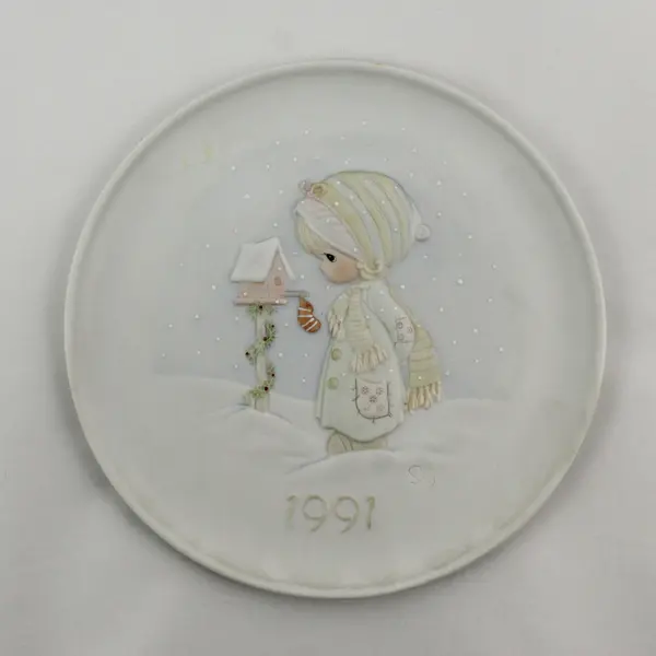 Precious Moments "Blessings From Me To Thee" Sam Butcher Collector Plate 1991
