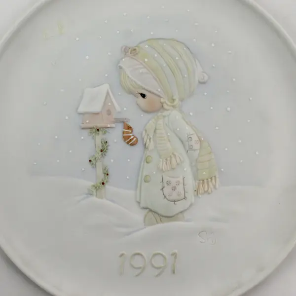 Precious Moments "Blessings From Me To Thee" Sam Butcher Collector Plate 1991