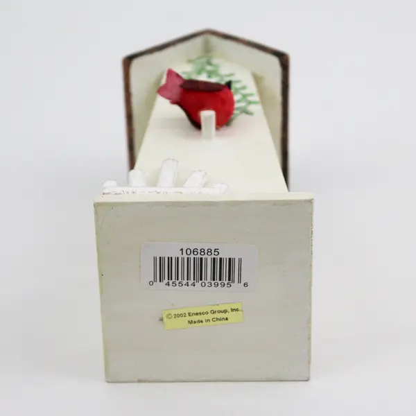 Enesco Cardinal Birdhouse Model 106885 Decorative Hanging Bird House