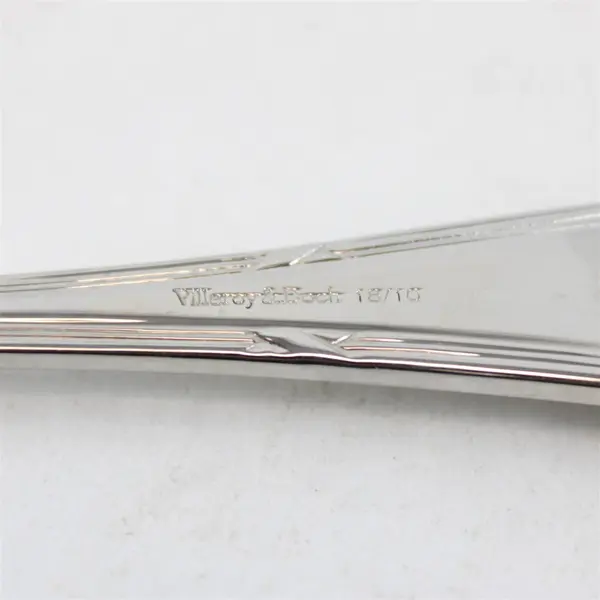 Villeroy & Boch Septfontaines Pattern 18/10 SS Oval-Shaped Soup Spoon 8.25" Good