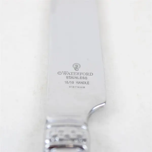 Waterford Padova Pattern 18/10 SS Solid Dinner Knife 9.5" Long Good