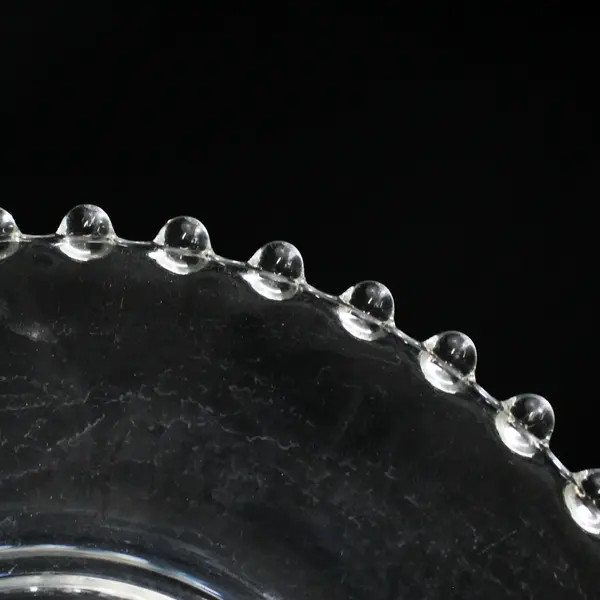 Set of 3 Vintage Imperial Glass Candlewick Salad Plates 7"