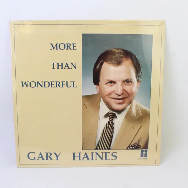 Gary Haines More Than Wonderful 12"  Vinyl Record Sealed