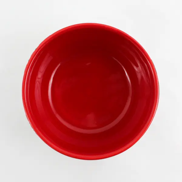 Pier 1 Candy Cane Ceramic Soup/Cereal Bowl Red White Holiday