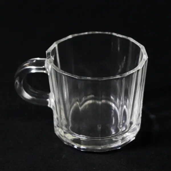 Set of 3 Bormioli Rocco Oxford Ribbed Demitasse Cups