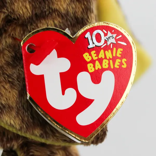 TY Beanie Babies Smartest 2002 Graduation Owl W/ Tag Plush Toy