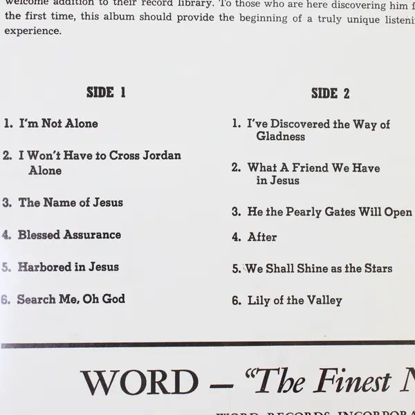 Jack Holcomb I’m Not Alone 12" Vinyl Record Sealed