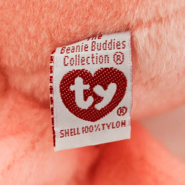 TY Beanie Babies Inky 2001 Pink Octopus With Tag Medium Size Plush Toy