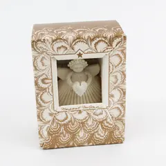 1994 Margaret Furlong 2" Miniature Heart  Angel Ornament NIB W/ Stand