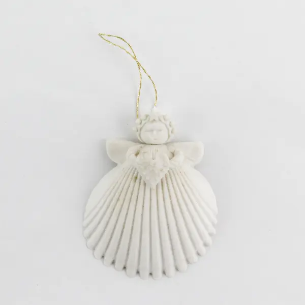 1994 Margaret Furlong 2" Miniature Heart  Angel Ornament NIB W/ Stand