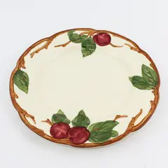 Vintage Franciscan Ware Apple Pattern Ceramic Luncheon Plate 9-5/8"