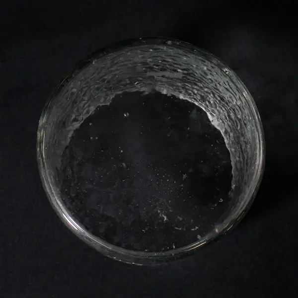 Vintage Orange Peel Glass Hurricane Jar Candle Holder 3in