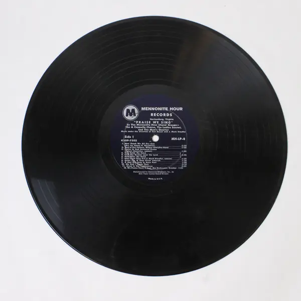The Mennonite Hour "Praise We Sing" 12" Vinyl Record