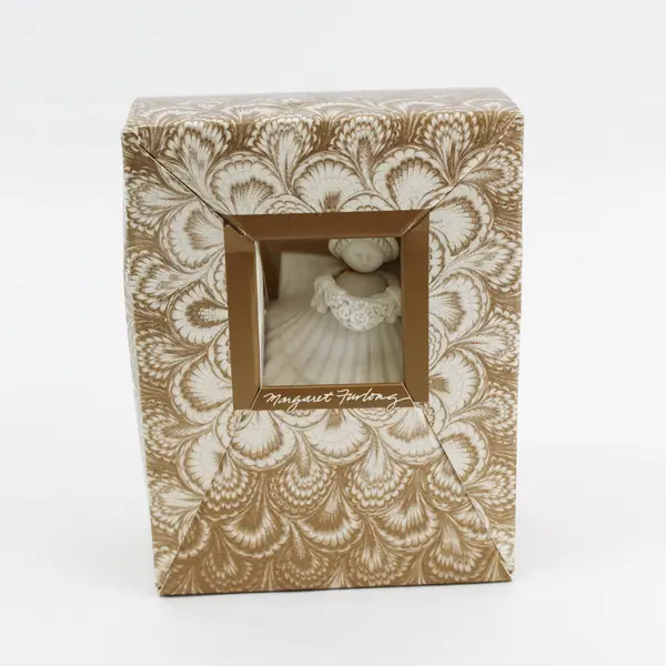 1995 Margaret Furlong 4" Flower Garland  Angel Ornament Retired NIB