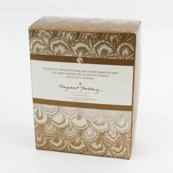 1995 Margaret Furlong 4" Flower Garland  Angel Ornament Retired NIB