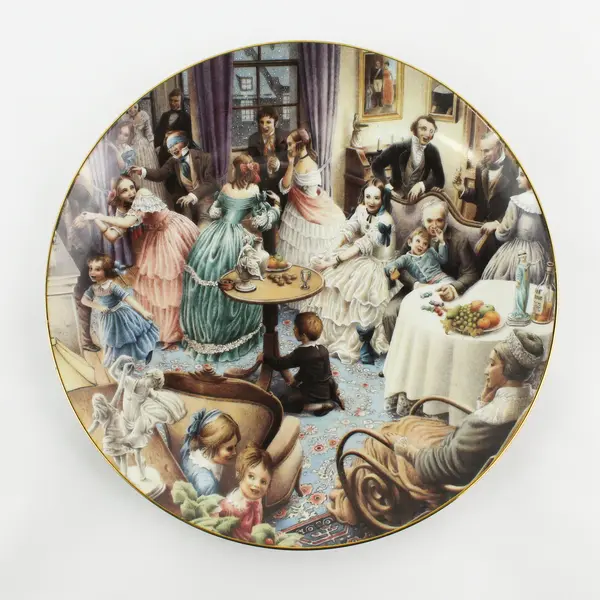 Department 56 "The Spirit Of Christmas Present" A Christmas Carol Plate 1993