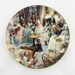 Department 56 "The Spirit Of Christmas Present" A Christmas Carol Plate 1993