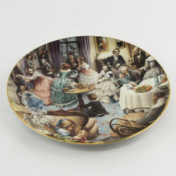 Department 56 "The Spirit Of Christmas Present" A Christmas Carol Plate 1993